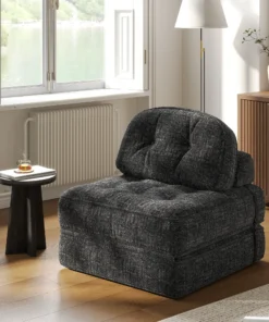 Summervibes Dowinx Foldable Velvet Sofa Bed