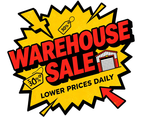Warehouse clearance Sale