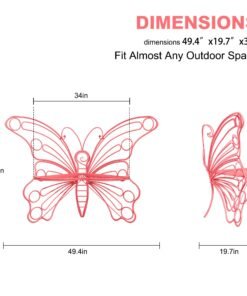 Alternative view of Outdoor Metal Butterfly Chairs