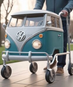 Retro VW Microbus Mobility Walker & Rollator