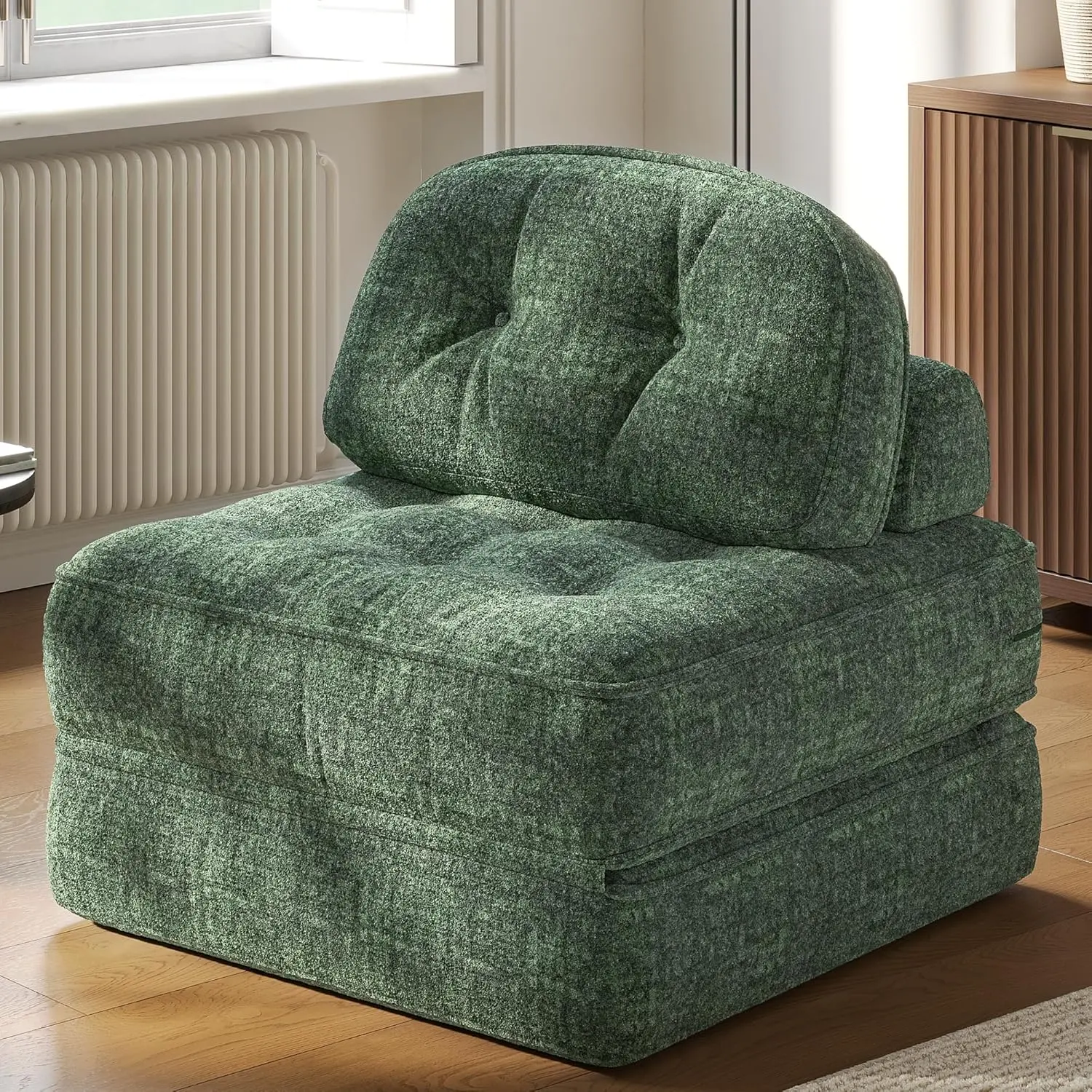 Summervibes Dowinx Foldable Velvet Sofa Bed - Image 16